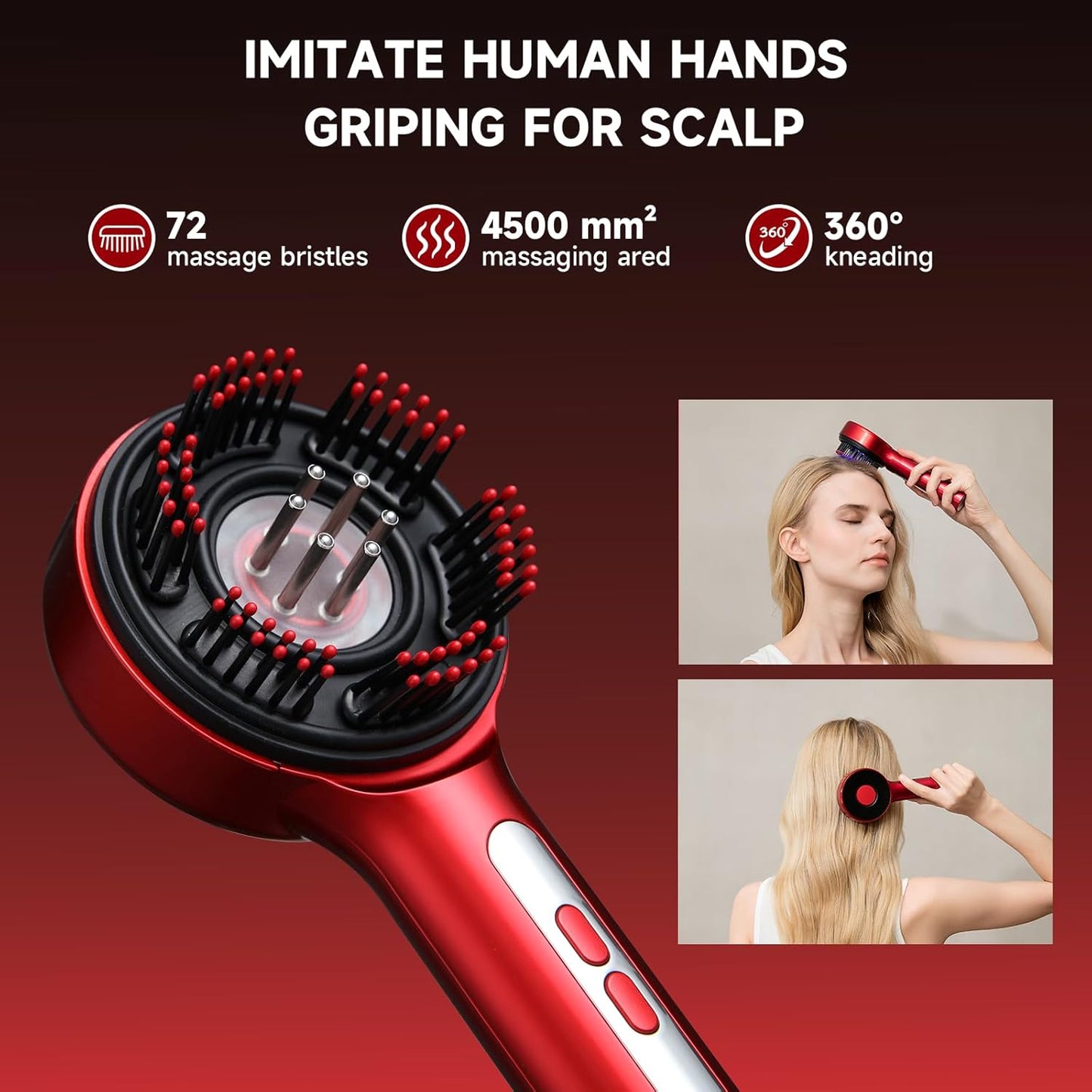 Electric Scalp Massage Comb, Hair Oil Applicator